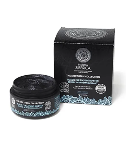 NATURA SIBERICA THE NORTHERN COLLECTION MANTECA LIMPIADORA BLACK 120ML