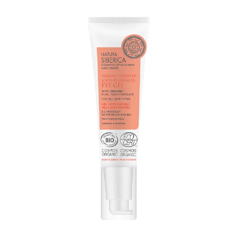 NATURA SIBERICA ANTI-PUFFINESS GEL DE OJOS TODO TIPO DE PIELES 200ML
