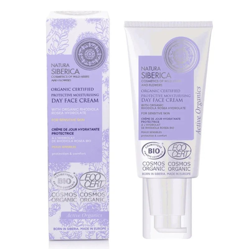 NATURA SIBERICA CREMA HIDRATANTE Y PROTECTORA 50ML