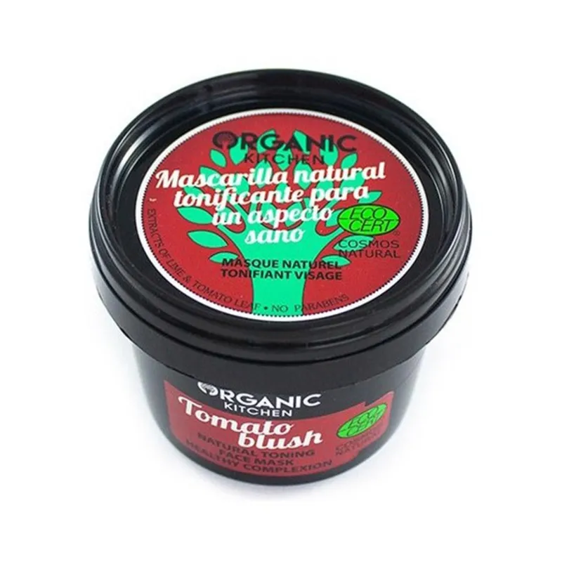 ORGANIC KITCHEN TOMATO BLUSH MASCARILLA TONIFICANTE NATURAL 100ML ORGANIC KITCHEN TOMATO BLUSH MASCARILLA TONIFICANTE NATURAL 100ML