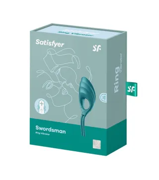 SATISFYER SWORDMANMAN ANILLO VIBRADOR VERDE 1UN