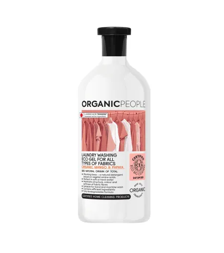 ORGANIC PEOPLE FOR ALL TYPES OF FABRICS MANGO PAPAYA LAUNDRY WASHING ECO GEL 200ML