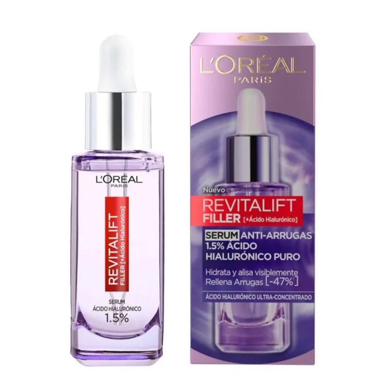 LOREAL REVITALIFT FILLER SERUM ANTI-ARRUGAS ACIDO HYALURONICO 30ML LOREAL REVITALIFT FILLER SERUM ANTI-ARRUGAS ACIDO HYALURONICO 30ML