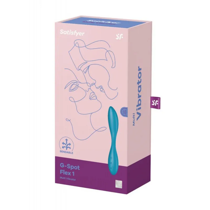 SATISFYER G-SPOT FLEX 1 MULTI-VIBRADOR PETROL 1UN SATISFYER G-SPOT FLEX 1 MULTI-VIBRADOR PETROL 1UN