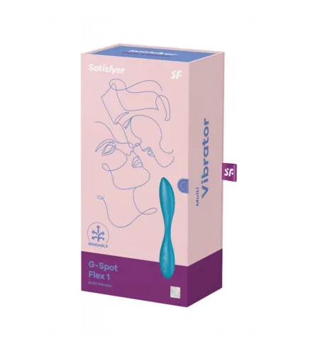 SATISFYER G-SPOT FLEX 1 MULTI-VIBRADOR PETROL 1UN