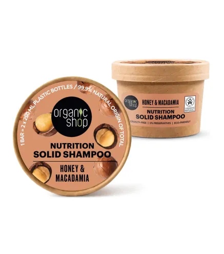 ORGANIC SHOP HONEY CHAMPU SOLIDO NUTRITION 60GR