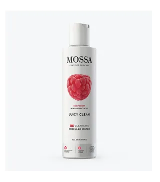 MOSSA JUICY CLEAN AGUA MICELAR RASPBERRY TODO TIPO DE PIELES 200ML
