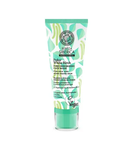 NATURA SIBERICA BEREZA POLAR WHITE BIRCH MASCARA FACIAL 100ML