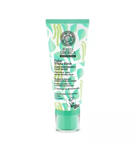 NATURA SIBERICA BEREZA POLAR WHITE BIRCH MASCARA FACIAL 100ML