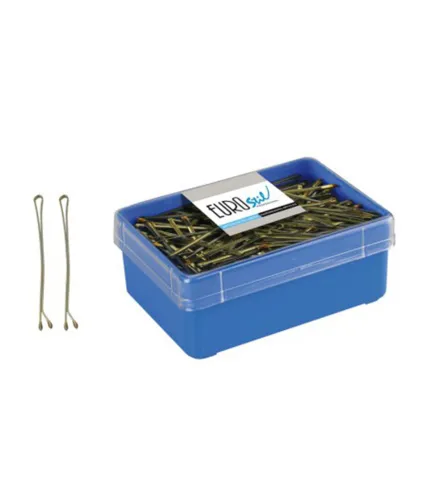 EUROSTIL CABELLO CAJA MINICLIPS BRONZE 25MM 700UN