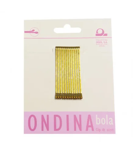 EUROSTIL ONDINA CLIPS 50MM BOLA BRONCE 12UN