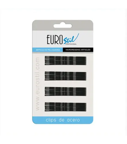 EUROSTIL NEGRO NEGRO CLIPS ONDINA 50MM 24UN