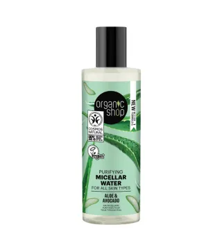 ORGANIC SHOP ALOE AGUA MICELAR PURIFICANTE TODO TIPO DE PIELES 150ML