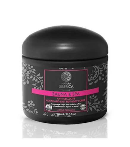 NATURA SIBERICA SAUNA & SPA EXFOLIANTE CORPORAL ANTI-CELULITICO ALGAE AND SALT 370ML
