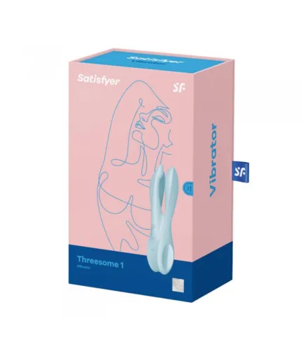 SATISFYER THREESOME 1 VIBRADOR AZUL CLARO 1UN