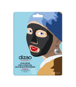 DIZAO HYALURON AND CHARCOAL FACE BLACK BOTOMASK 1U.