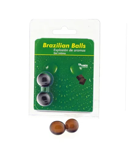 BRAZILIAN BALLS BALLS GEL INTIMO AROMA CHOCOLATE 1UN