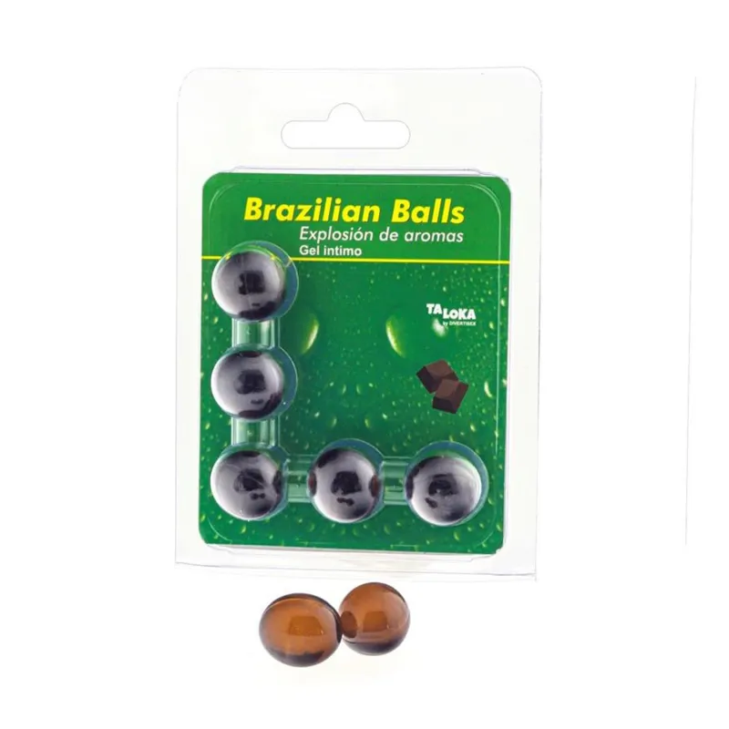 BRAZILIAN BALLS BALLS GEL INTIMO AROMA DE CHOCOLATE 1UN BRAZILIAN BALLS BALLS GEL INTIMO AROMA DE CHOCOLATE 1UN