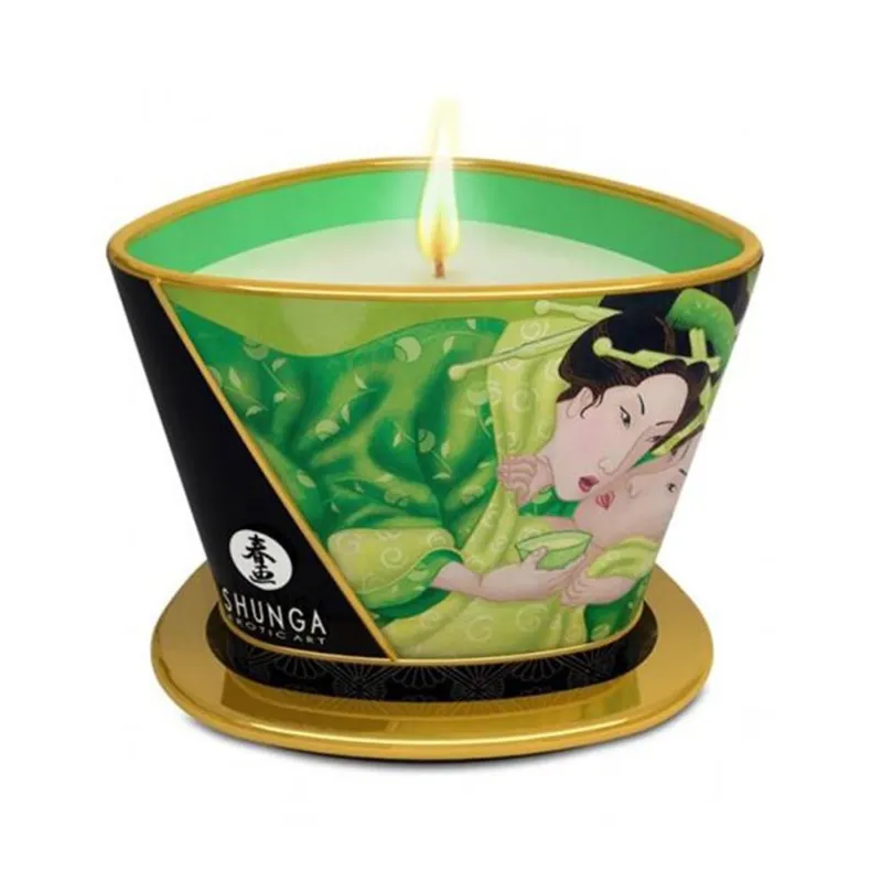 SHUNGA VERDE EXOTIC VELA DE MASAJE 1UN SHUNGA VERDE EXOTIC VELA DE MASAJE 1UN
