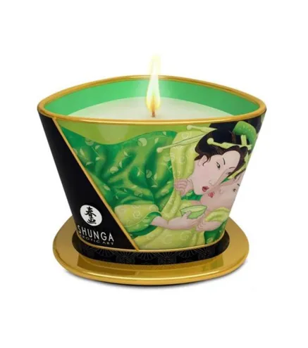 SHUNGA VERDE EXOTIC VELA DE MASAJE 1UN