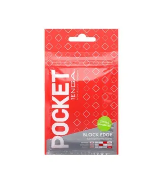 TENGA POCKET BLOCK EDGE MASTURBADOR BLOCK EDGE 1UN
