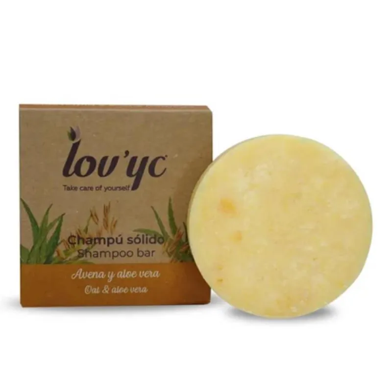LOVYC AVENA Y ALOE VERA CHAMPU SOLIDO 50GR