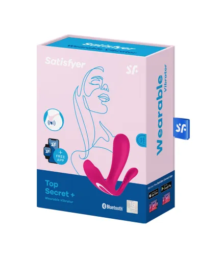 SATISFYER TOP SECRET VIBRADOR ROSA 1UN