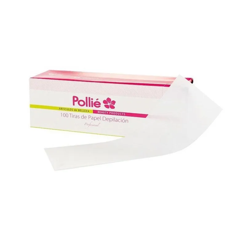 POLLIE DEPILACION TIRAS DE PAPEL 100 TIRAS 100UN