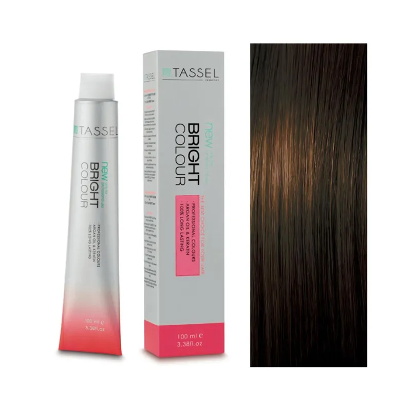 EUROSTIL BRIGHT COLOUR TINTE 6.7 RUBIO OSCURO MARRON 1UN