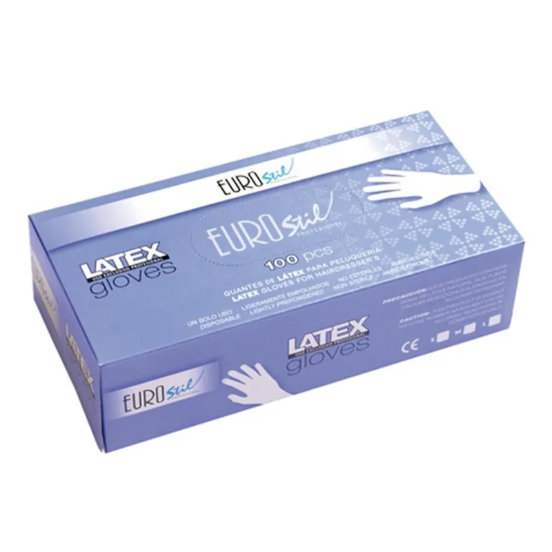 EUROSTIL BLANCO GUANTES LATEX MEDIANO CAJA 1UN EUROSTIL BLANCO GUANTES LATEX MEDIANO CAJA 1UN
