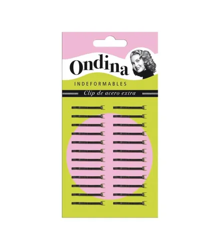 EUROSTIL NEGRO NEGRO MINICLIPS 2 5CM 1UN