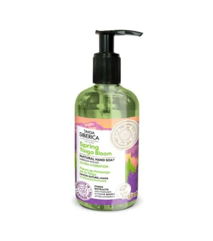 NATURA SIBERICA SPRING TAIGA BLOOM JABON DE MANOS NATURAL 300ML