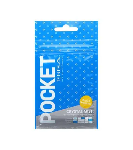 TENGA POCKET CRYSTAL MASTURBADOR CRYSTAL MIST 1UN