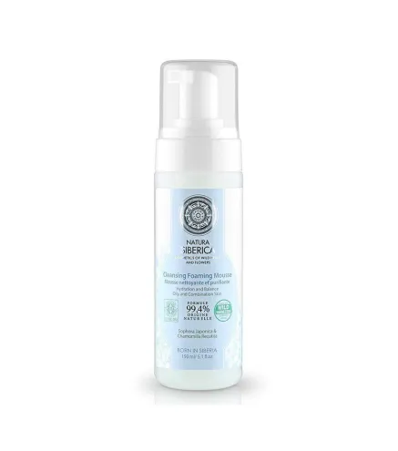 NATURA SIBERICA HIDRATACION Y EQUILIBRIO MOUSE LIMPIADOR PIEL GRASA 170ML