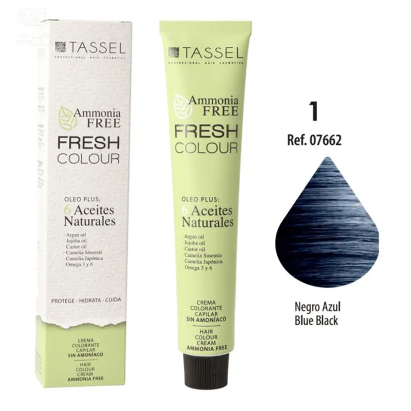 EUROSTIL FRESH COLOUR CREMA COLORANTE SIN AMONIACO NEGRO NEGRO 1UN EUROSTIL FRESH COLOUR CREMA COLORANTE SIN AMONIACO NEGRO NEGRO 1UN