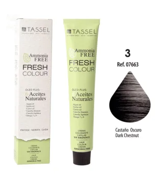 EUROSTIL FRESH COLOUR CREMA COLORANTE SIN AMONIACO CASTAÑO OSCURO 1UN