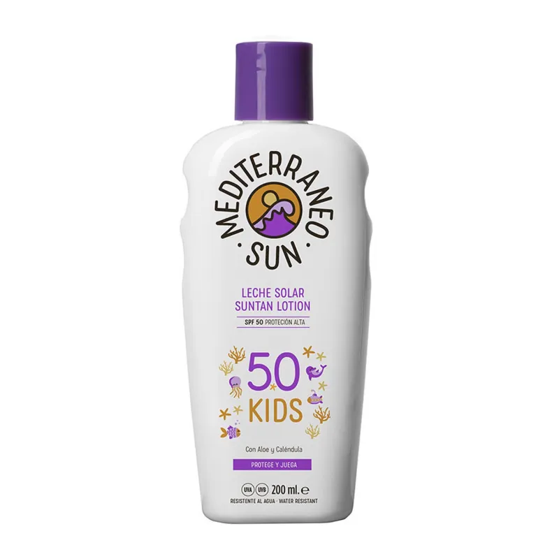 MEDITERRANEO SUN DARK TANNING LOCION BRONCEADOR KIDS SPF50 200ML MEDITERRANEO SUN DARK TANNING LOCION BRONCEADOR KIDS SPF50 200ML