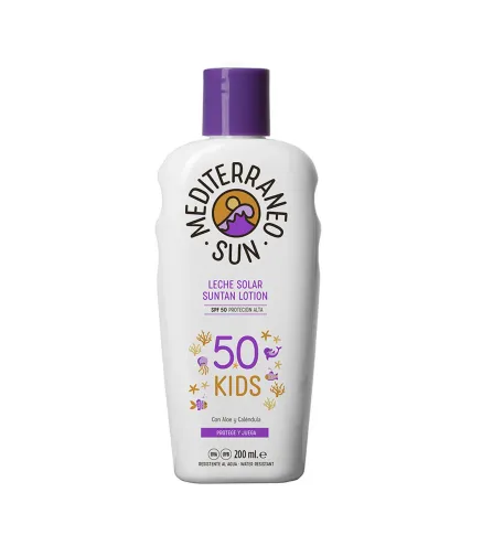 MEDITERRANEO SUN DARK TANNING LOCION BRONCEADOR KIDS SPF50 200ML