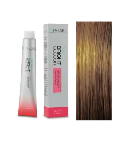 EUROSTIL BRIGHT COLOUR TINTE 7.71 RUBIO MEDIO MARRON FRIO 1UN