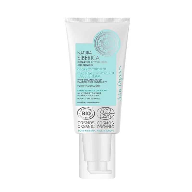 NATURA SIBERICA INVIGORATING DAY&NIGHT CREMA FACIAL PIEL SECA 50ML