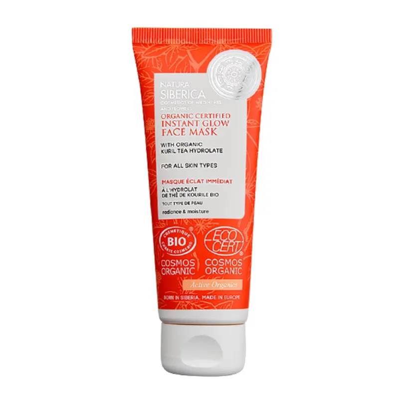 NATURA SIBERICA INSTANT GLOW MASCARILLA FACIAL TODO TIPO DE PIELES 200ML