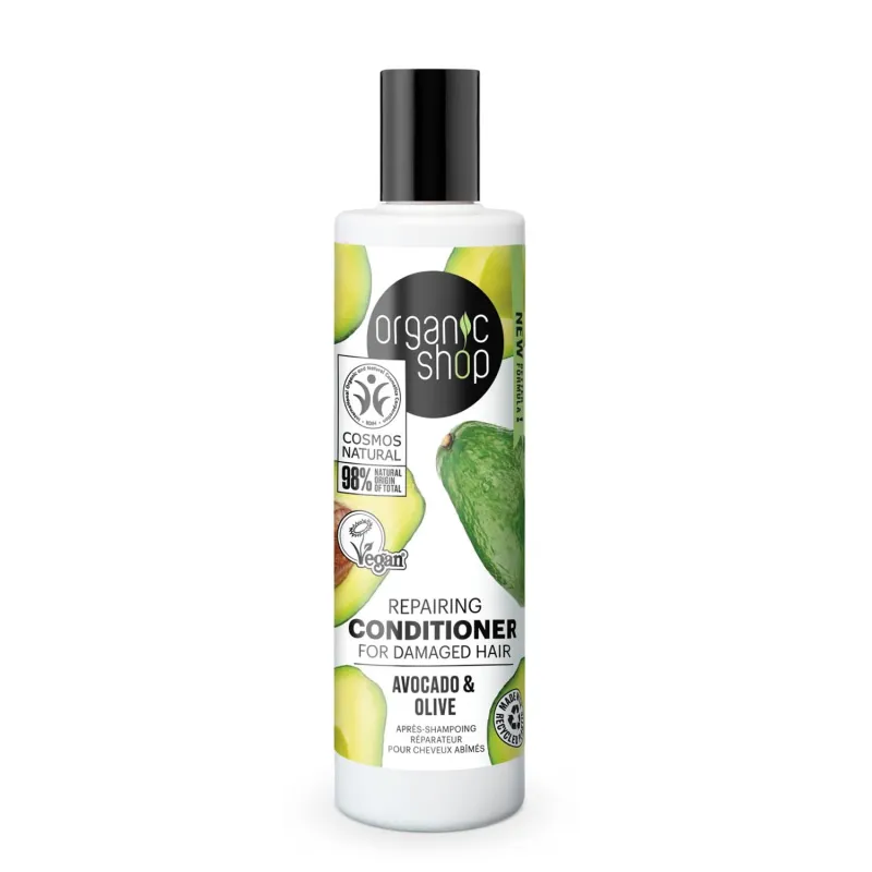 ORGANIC SHOP AVOCADO REPAIRING ACONDICIONADOR CABELLO DAÑADO 280ML