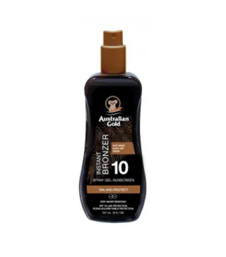 AUSTRALIAN GOLD INSTANT BRONZER SPRAY GEL SPF10 237ML VAPORIZADOR