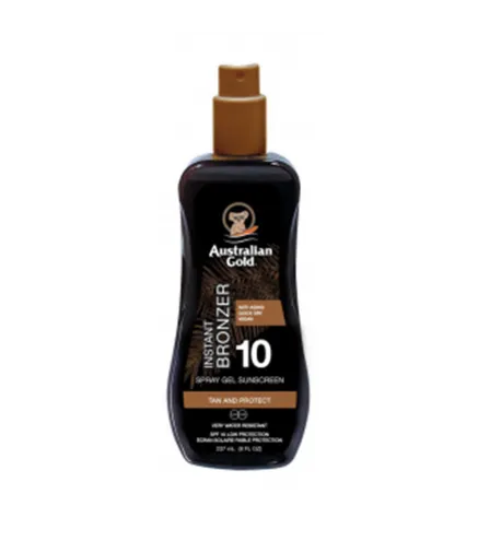AUSTRALIAN GOLD INSTANT BRONZER SPRAY GEL SPF10 237ML VAPORIZADOR