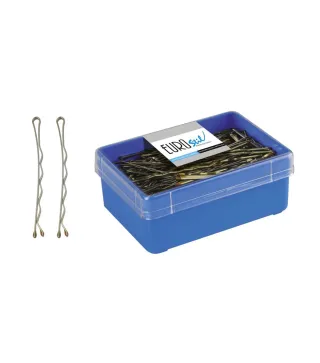 EUROSTIL CAJA CLIPS NEGROS 1UN