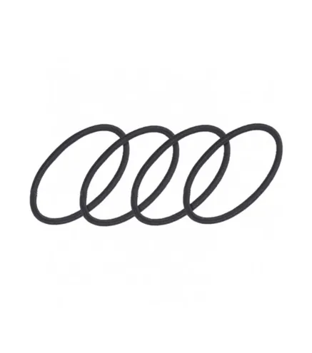 EUROSTIL CAJA CARTON GOMAS LISAS CERRADAS NEGRO NEGRO PACK 1UN