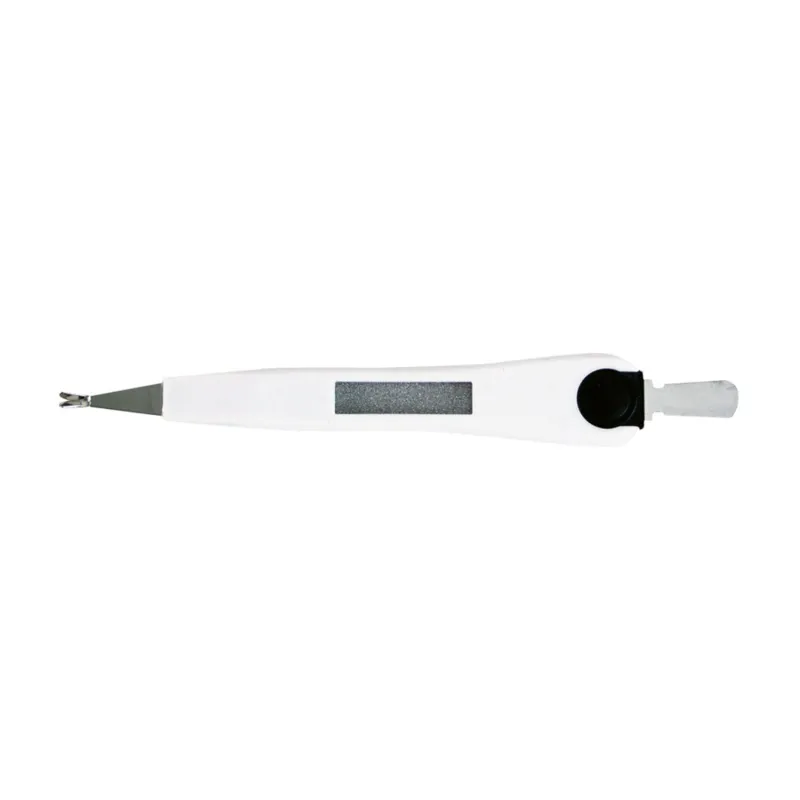 EUROSTIL BLANCO CORTA-CUTICULAS CON LIMA 1UN EUROSTIL BLANCO CORTA-CUTICULAS CON LIMA 1UN