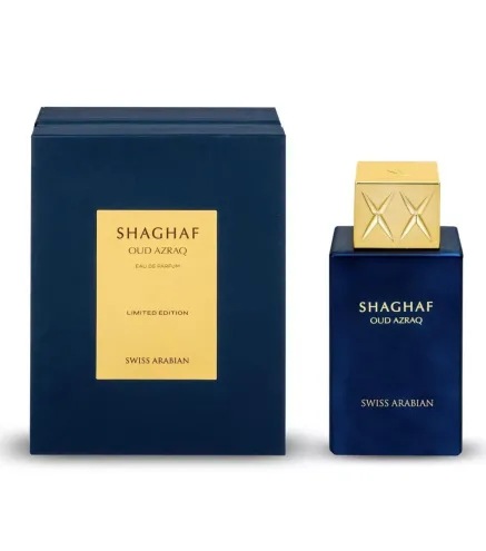 SWISS ARABIAN SHAGHAF OUD AZRAQ EAU DE PARFUM EDICION LIMITADA 75ML