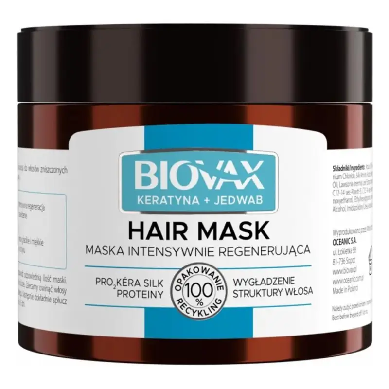 BIOTICA BIOVAX KERATINA HAIR MASK 250ML BIOTICA BIOVAX KERATINA HAIR MASK 250ML