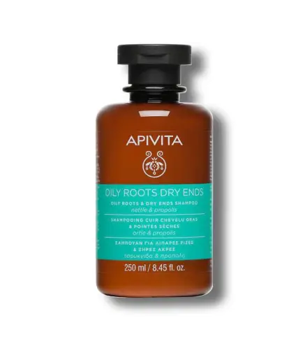 APIVITA OILY ROOTS DRY ENDS CHAMPU 250ML